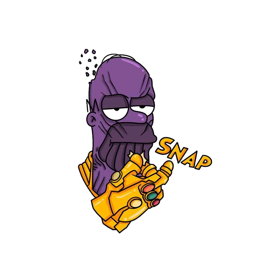 Homer Snap Sticker